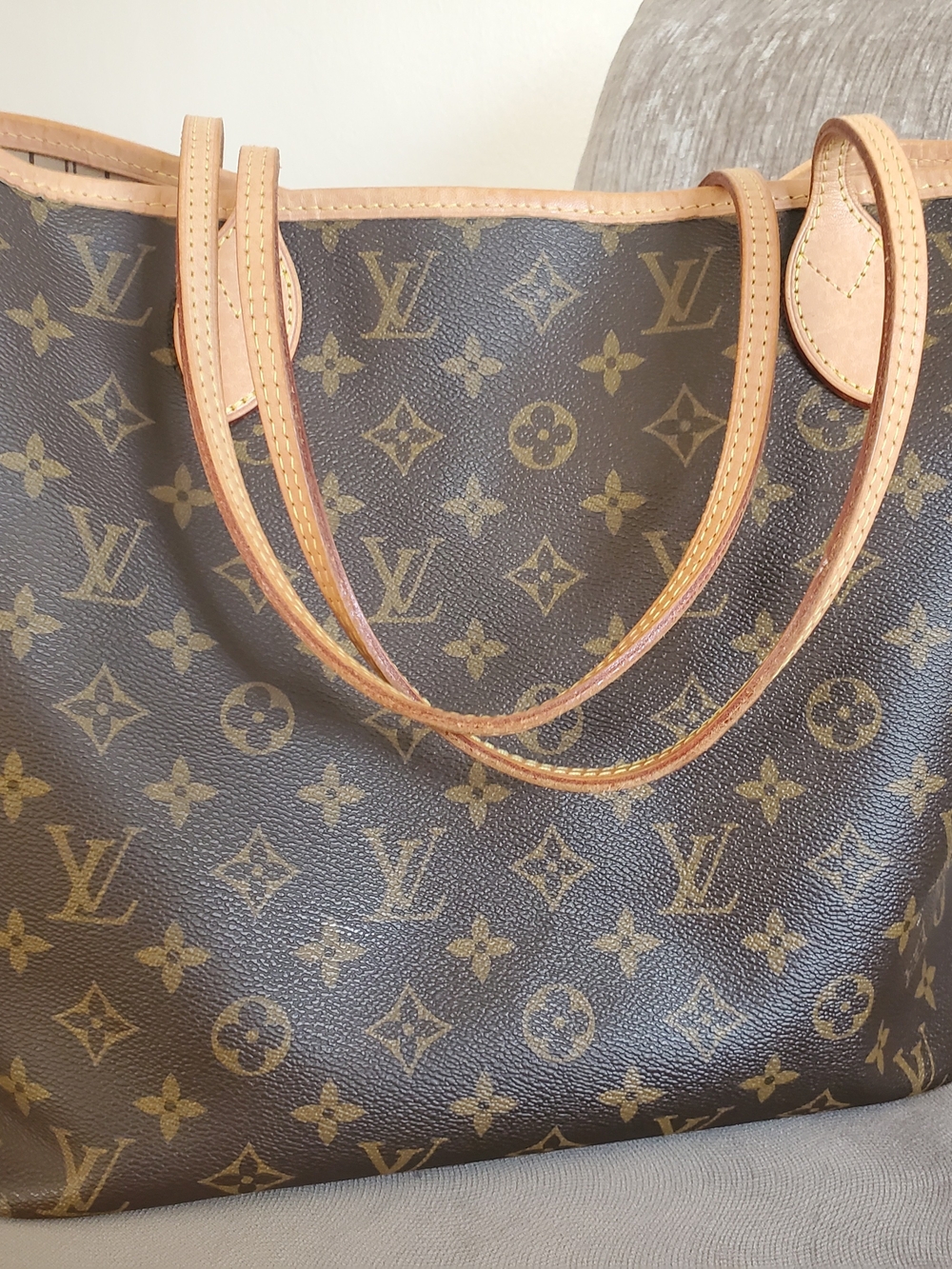 Louis Vuitton Monogram Canvas Brown Tote Bag